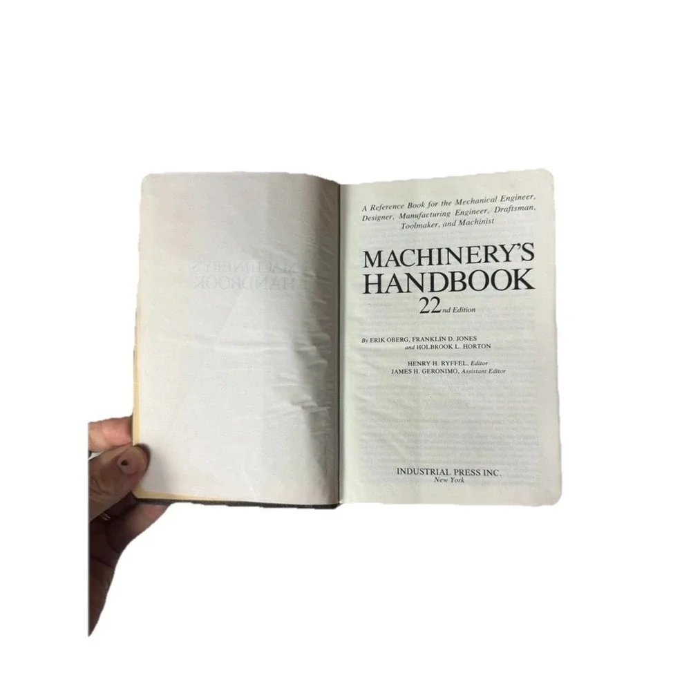 1985 Industrial Press 3rd Print Machinery's Handbook 22nd Edition by Erik Oberg‎